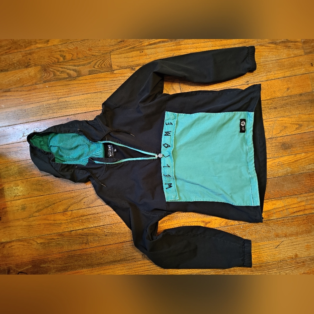 Black and Teal Men's Jacket